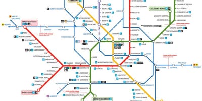 Карта банкаматаў Мілана