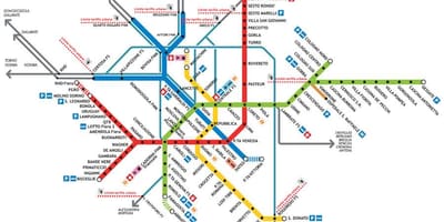 Мілан карта метро 