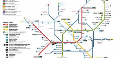 Карта Мілана на 73 аўтобусе маршруту