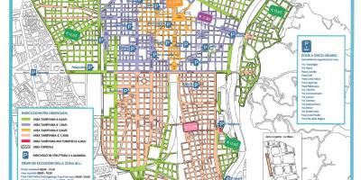 Карта Мілана паркоўка 